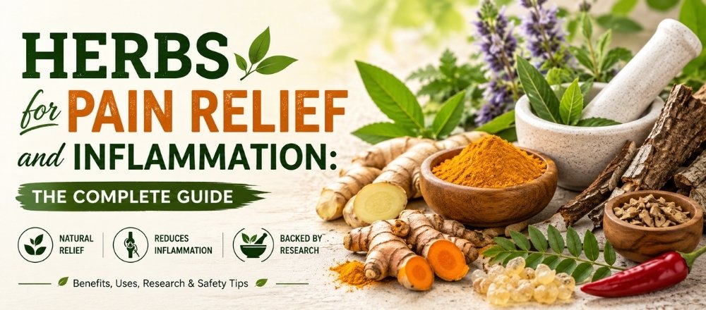 Herbs for pain relief and inflammation